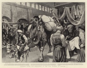Armenia después de las masacres, en el mercado de seda en Marash de William Small